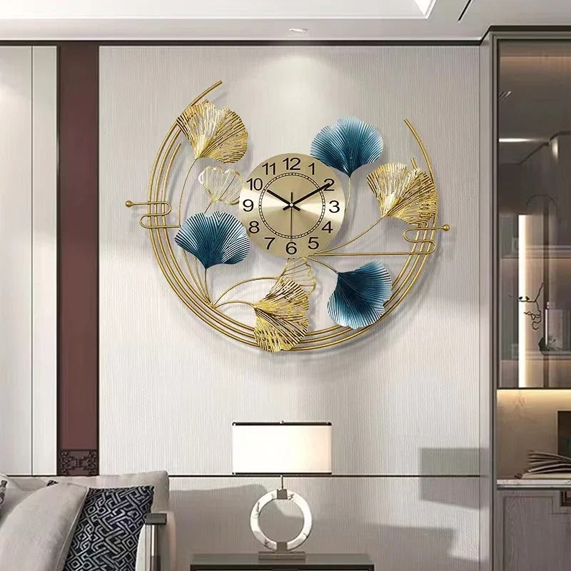 Reloj de Pared Hojas Doradas - imagen 6