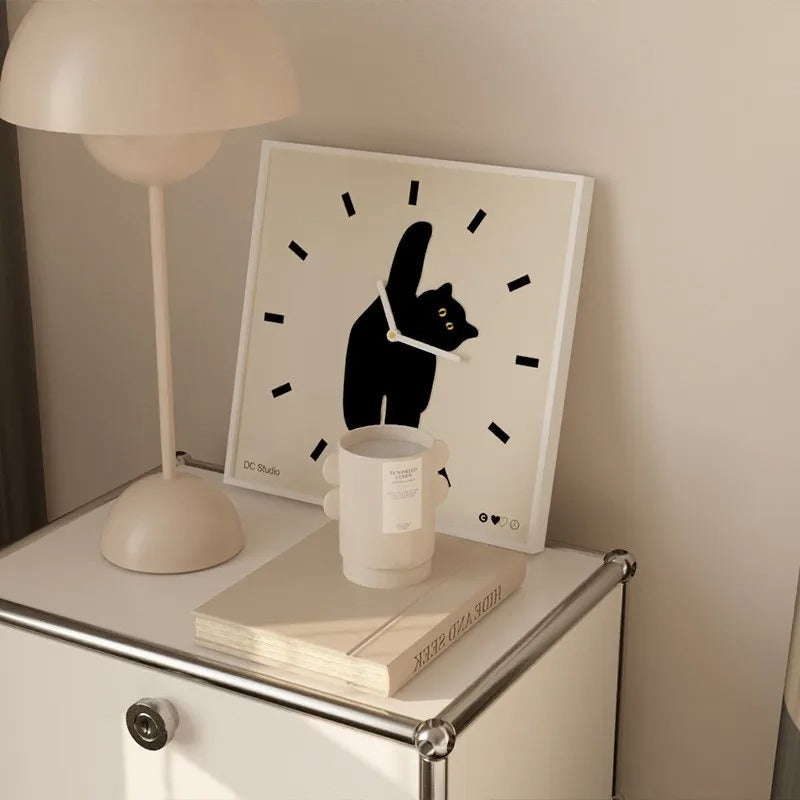 Reloj de Pared Gato Negro - imagen 3