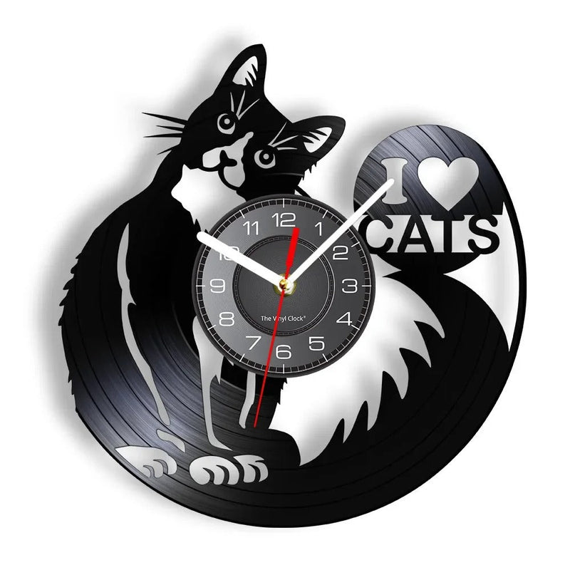 Reloj de Pared Gato Felino