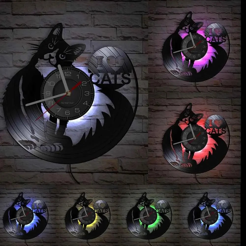 Reloj de Pared Gato Felino - imagen 3