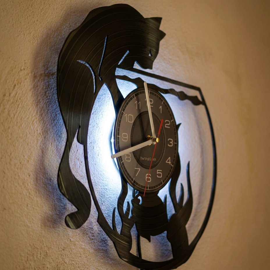 Reloj de Pared Gato Luminoso - imagen 3