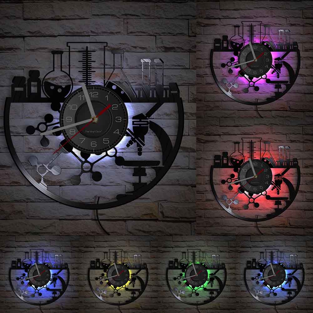 Reloj de Pared Laboratorio LED