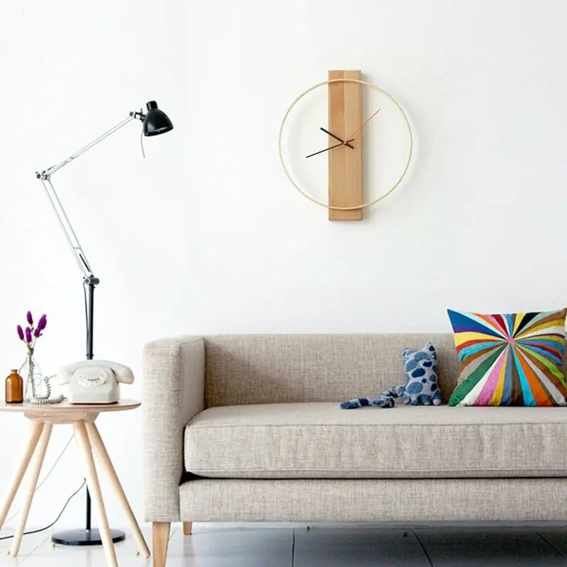 Reloj de Pared Madera Minimalista - imagen 4