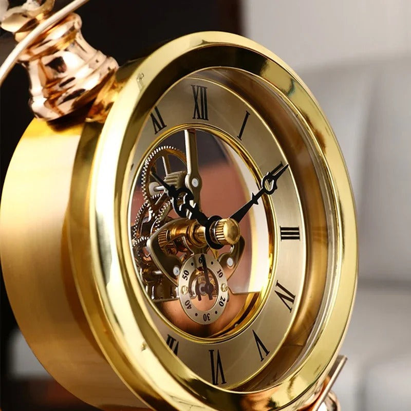 Reloj de Sobremesa Trípode Dorado - imagen 4