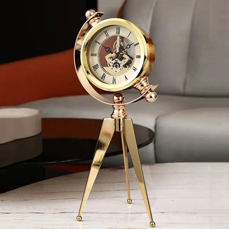 Reloj de Sobremesa Trípode Dorado - imagen 2
