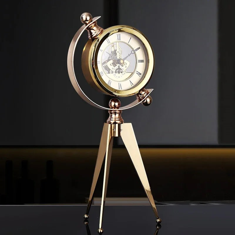 Reloj de Sobremesa Trípode Dorado - imagen 3