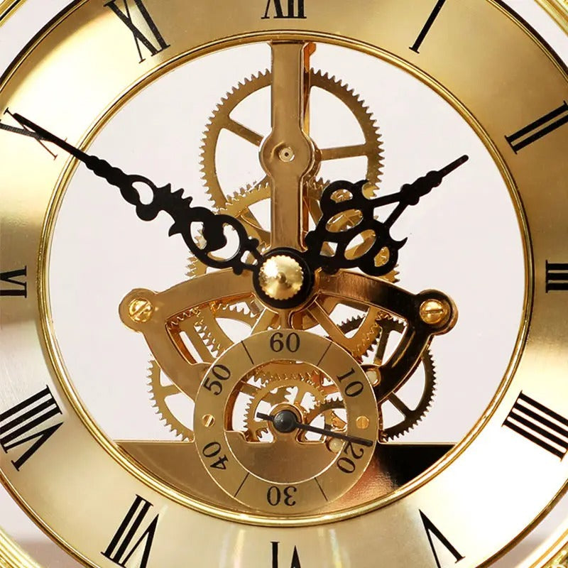 Reloj de Sobremesa Engranajes Dorados - imagen 4