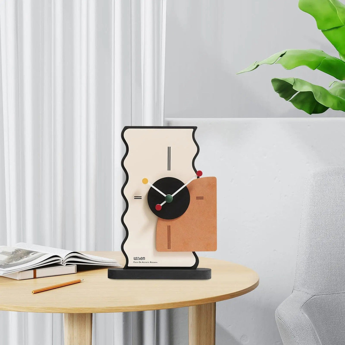Reloj de Sobremesa Diseño Abstracto - imagen 2