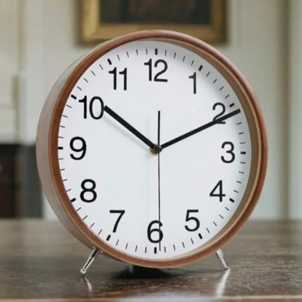 Reloj de Sobremesa Redondo de Madera - imagen 2