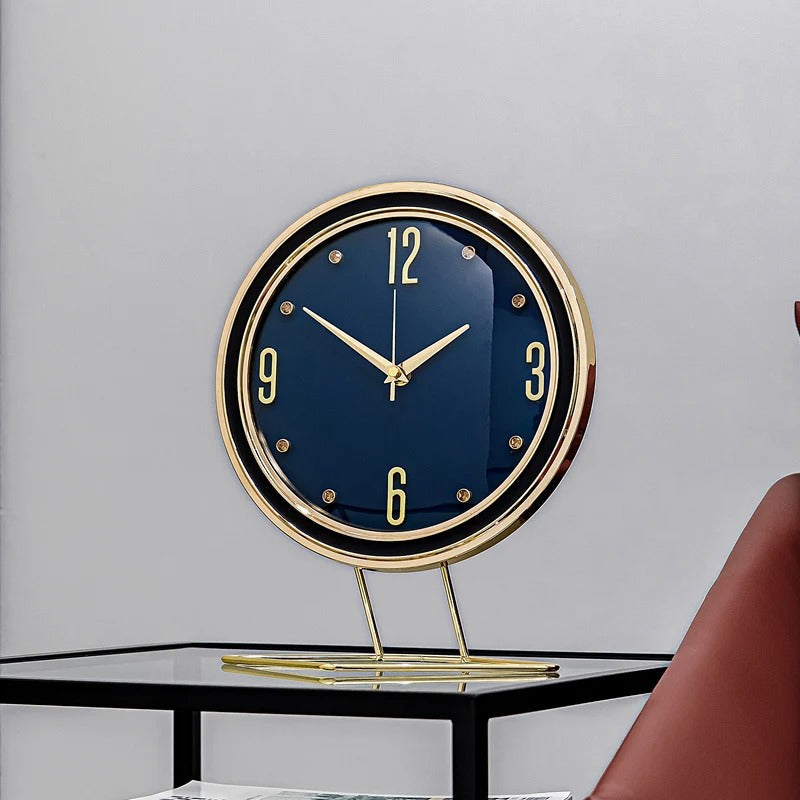 Reloj de Sobremesa Esmeralda y Oro - imagen 4