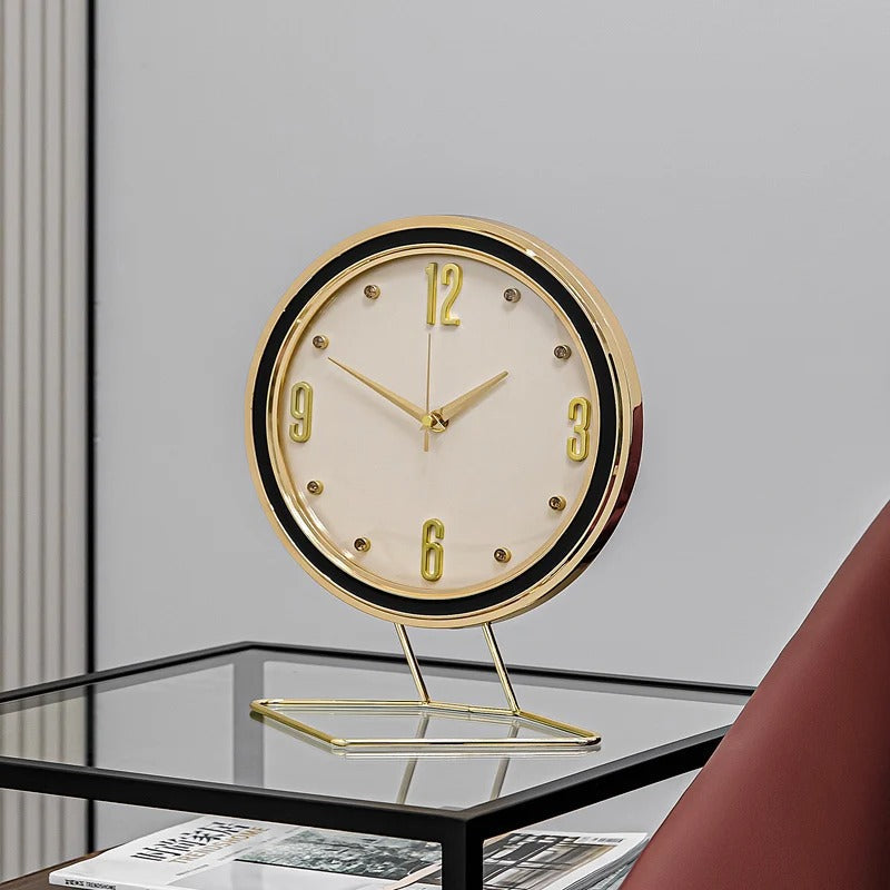 Reloj de Sobremesa Esmeralda y Oro - imagen 2