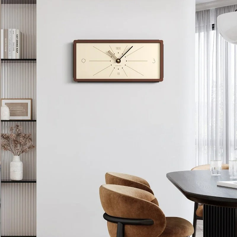 Reloj de Pared Rectangular Madera - imagen 4