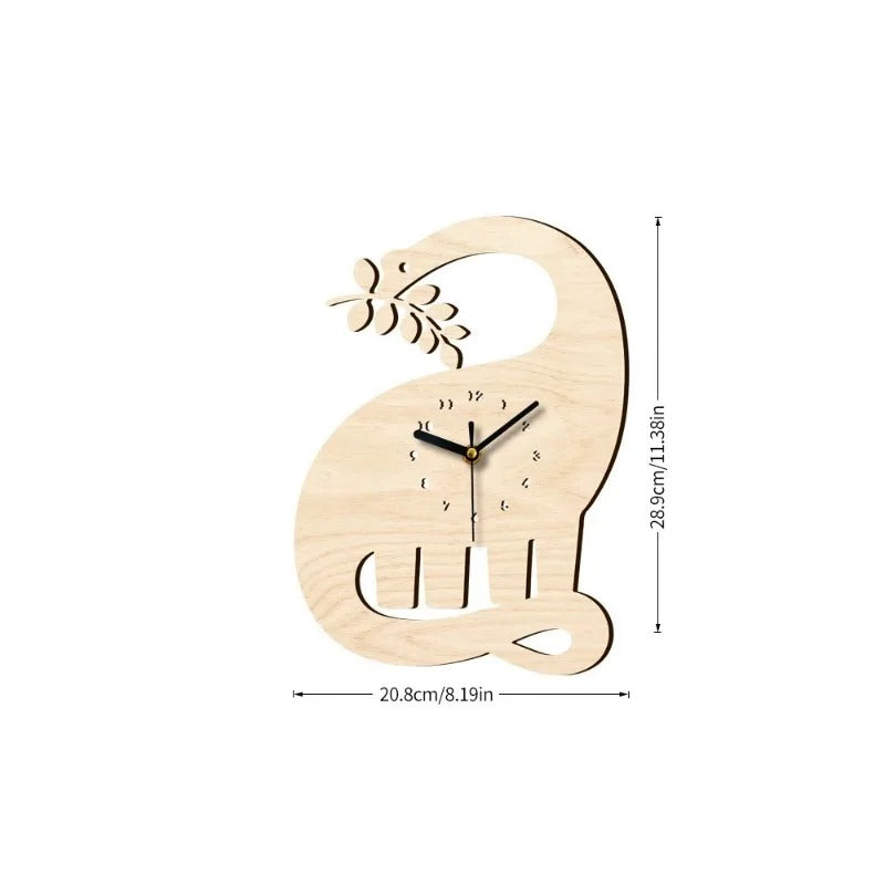 Reloj de Pared Elefante Madera - imagen 6