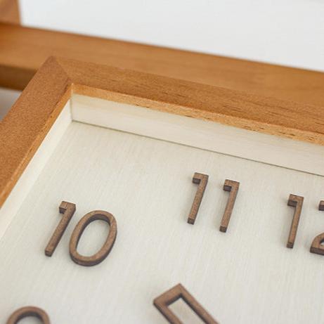 Reloj de Pared Cuadrado Madera - imagen 7