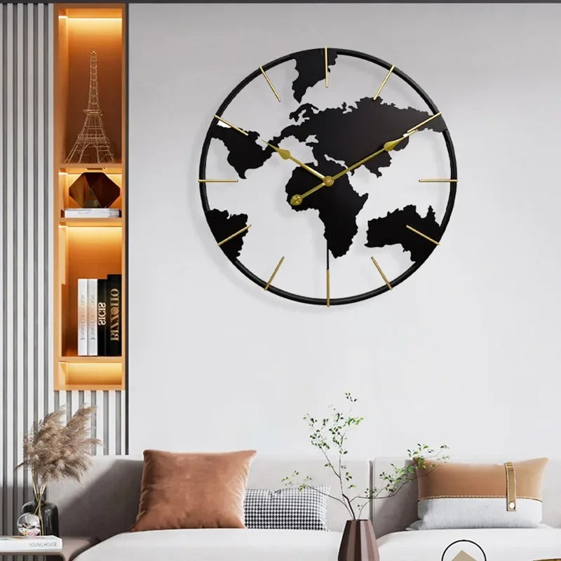 Reloj de Pared Mapamundi