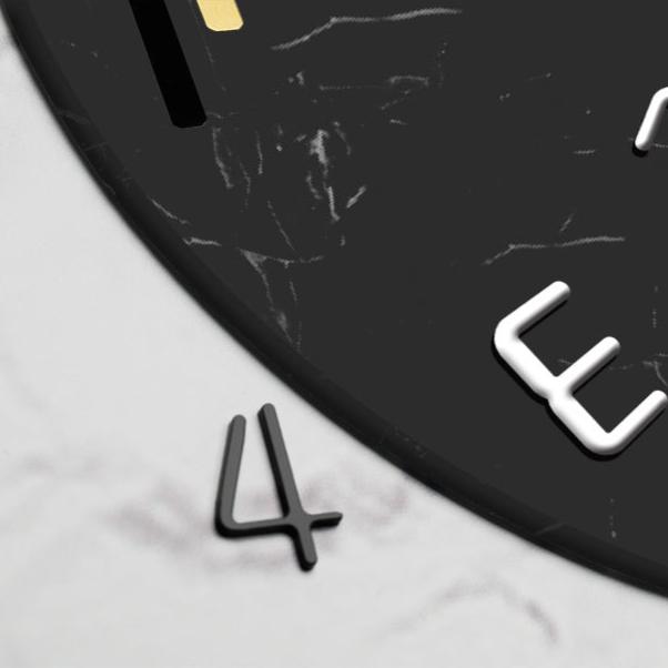 Reloj de Pared Triángulo Metal - imagen 12