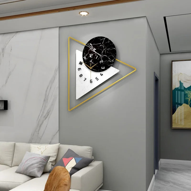 Reloj de Pared Triángulo Metal - imagen 8