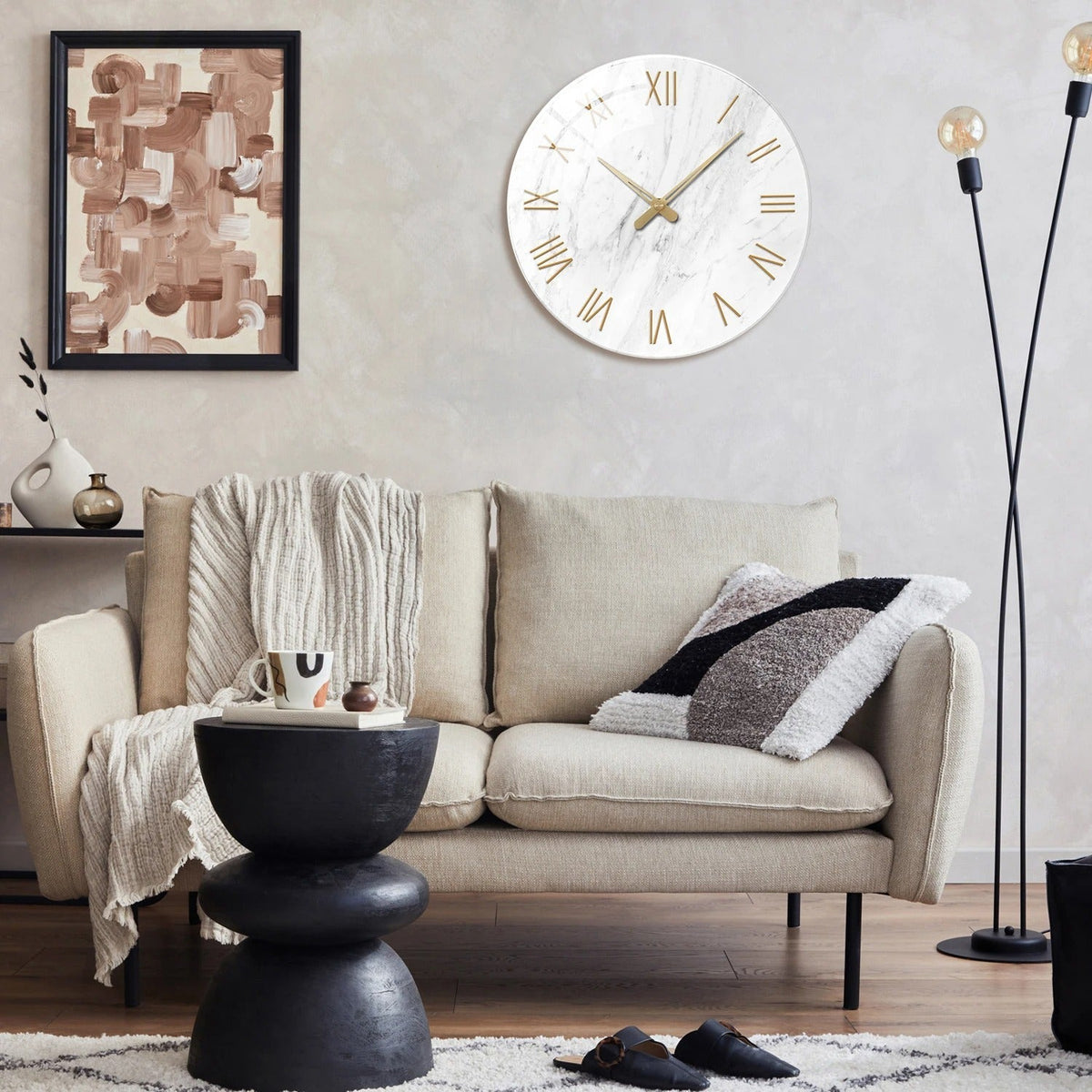 Reloj de Pared Mármol Clásico - imagen 3