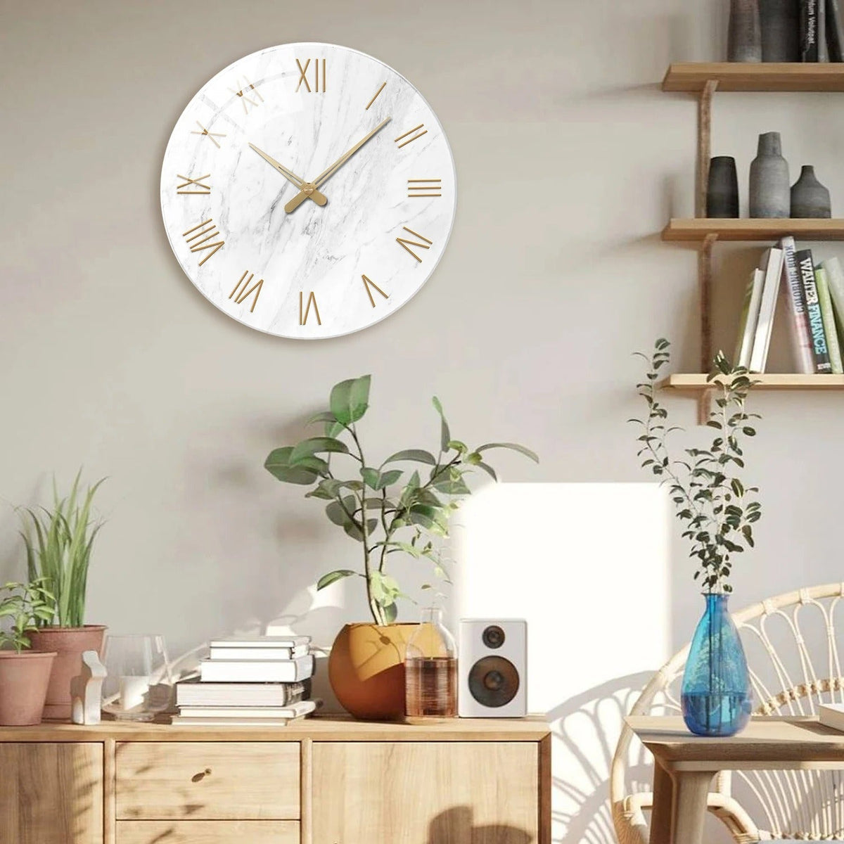 Reloj de Pared Mármol Clásico - imagen 2