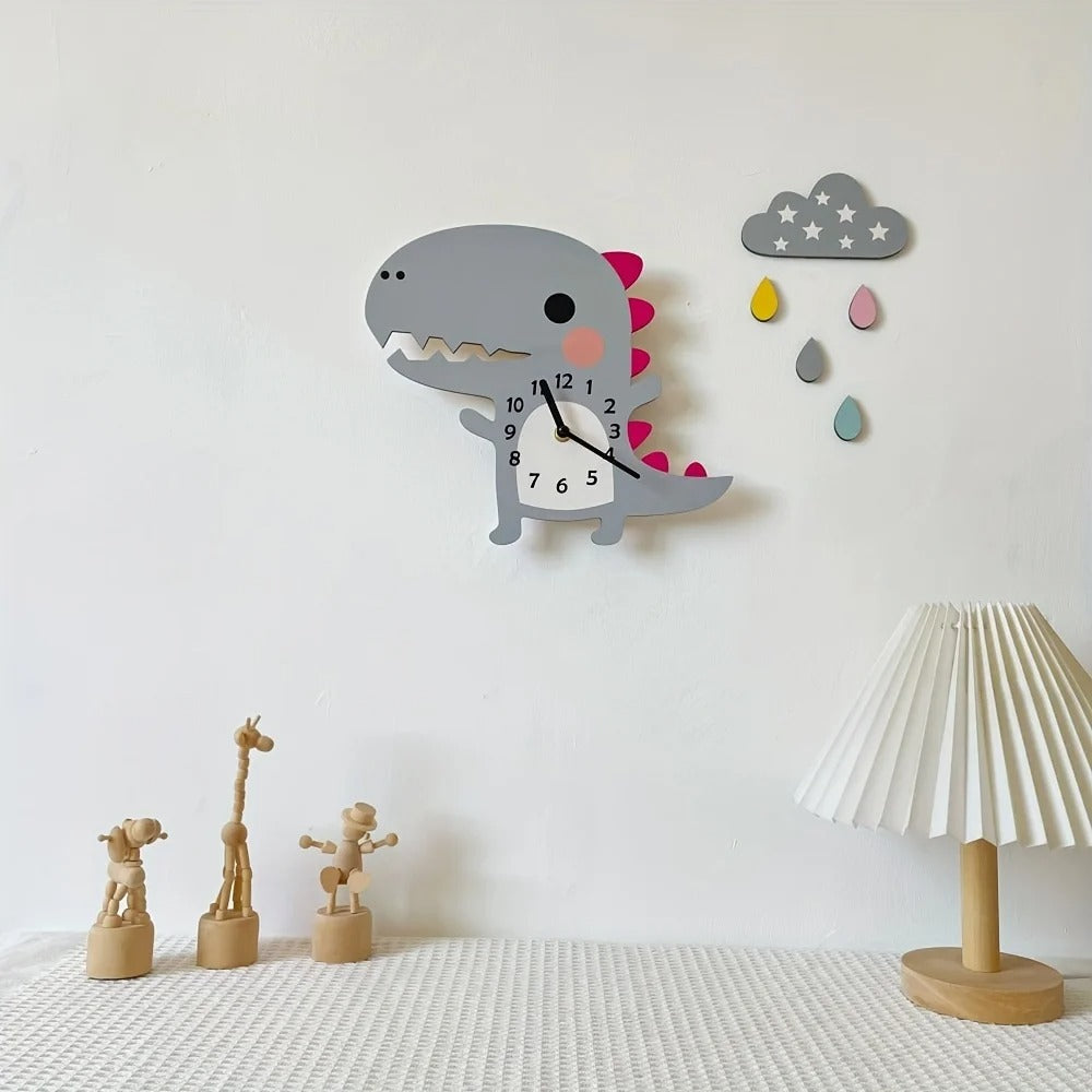 Reloj de Pared Dinosaurio Infantil