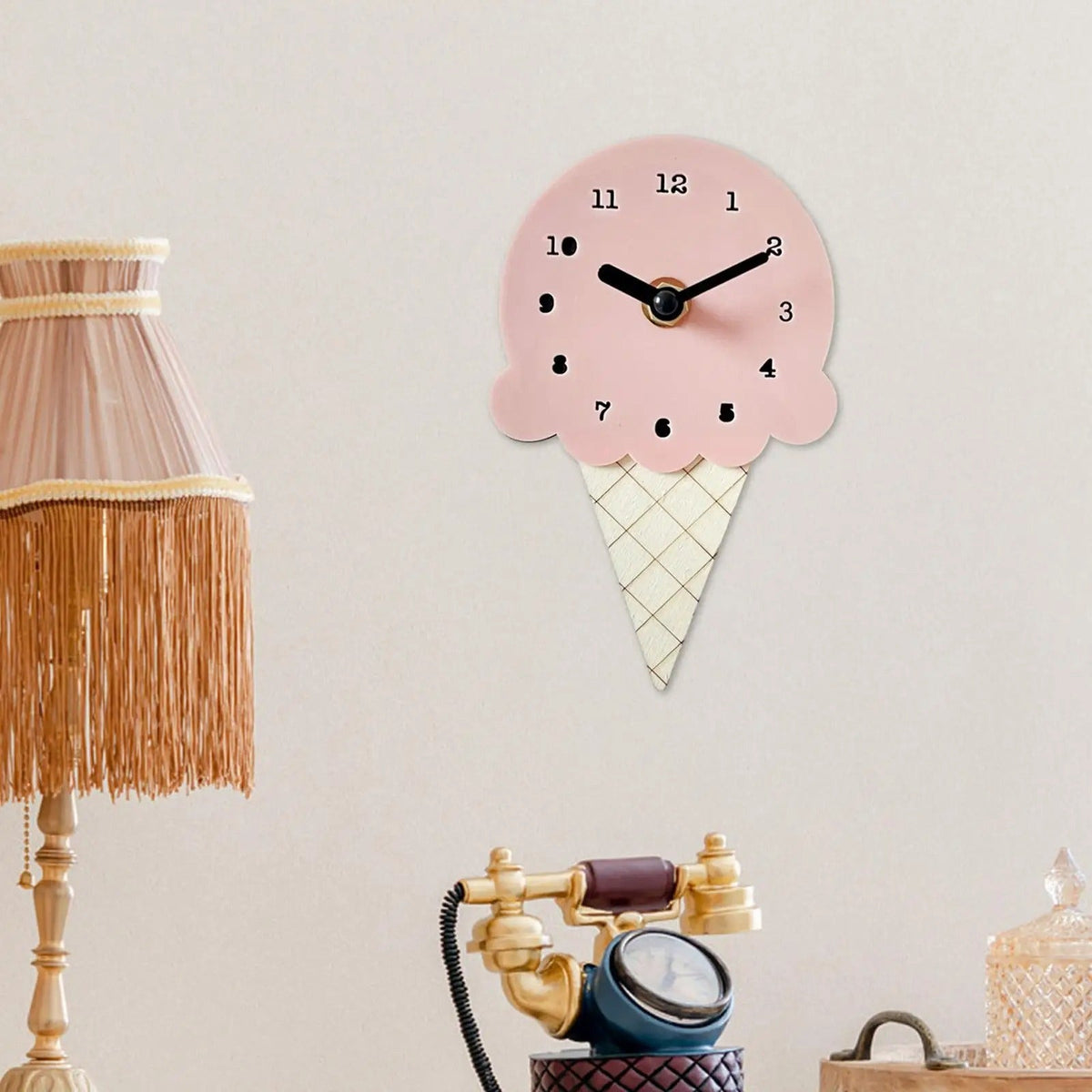 Reloj de Pared Cucurucho de Helado