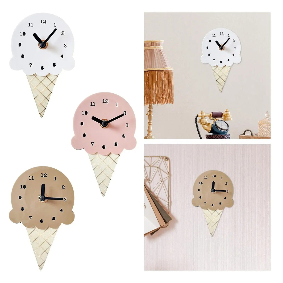 Reloj de Pared Cucurucho de Helado - imagen 4