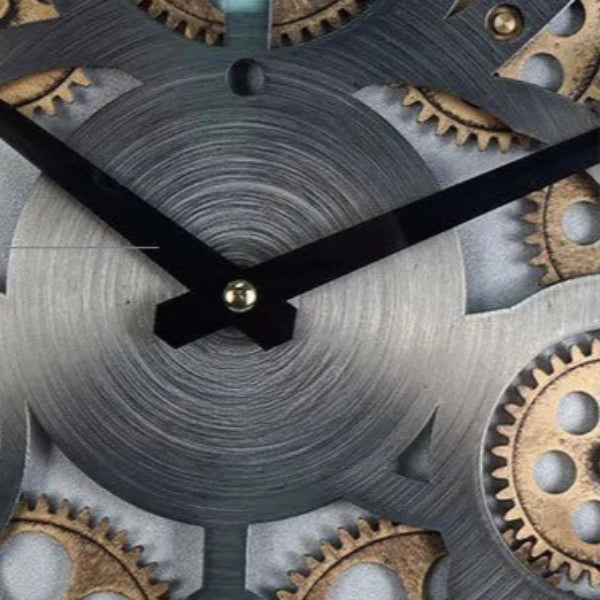 Reloj de Pared Steampunk Plateado