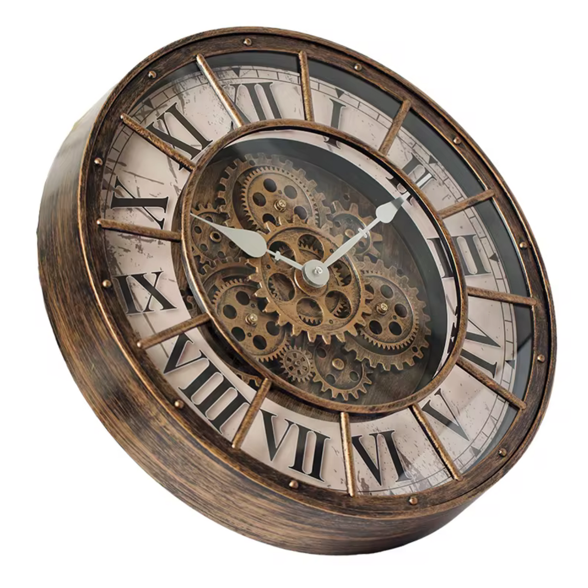 Reloj de Pared Engranajes Vintage - imagen 3