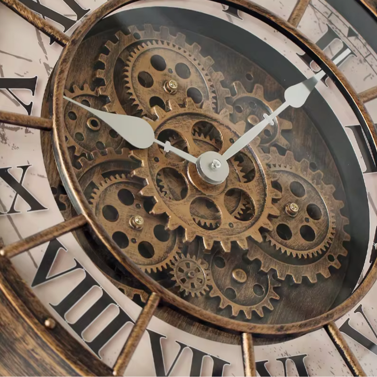 Reloj de Pared Engranajes Vintage - imagen 2