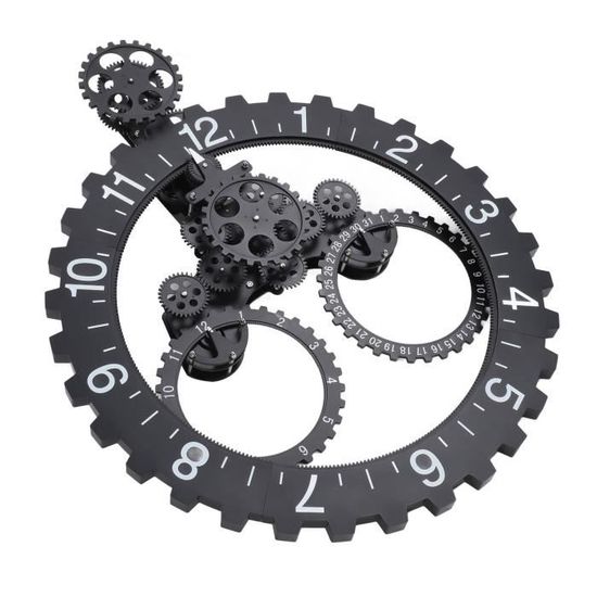 Reloj de Pared Engranajes Negros - imagen 9