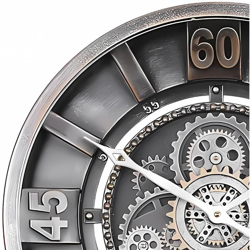 Reloj de Pared Estilo Engranaje - imagen 3