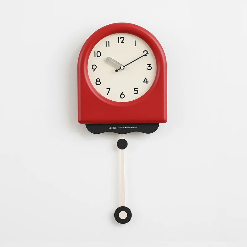 Reloj de Péndulo Minimalista Beige - imagen 9