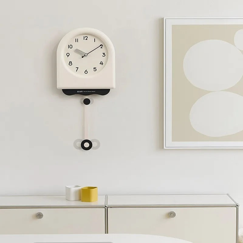 Reloj de Péndulo Minimalista Beige - imagen 3