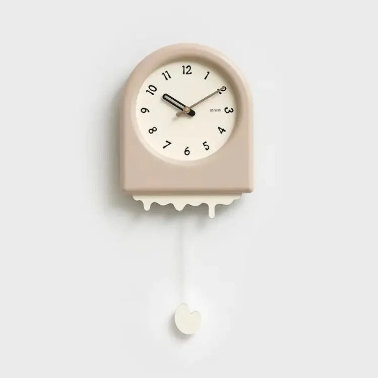 Reloj de Péndulo Minimalista Beige - imagen 4