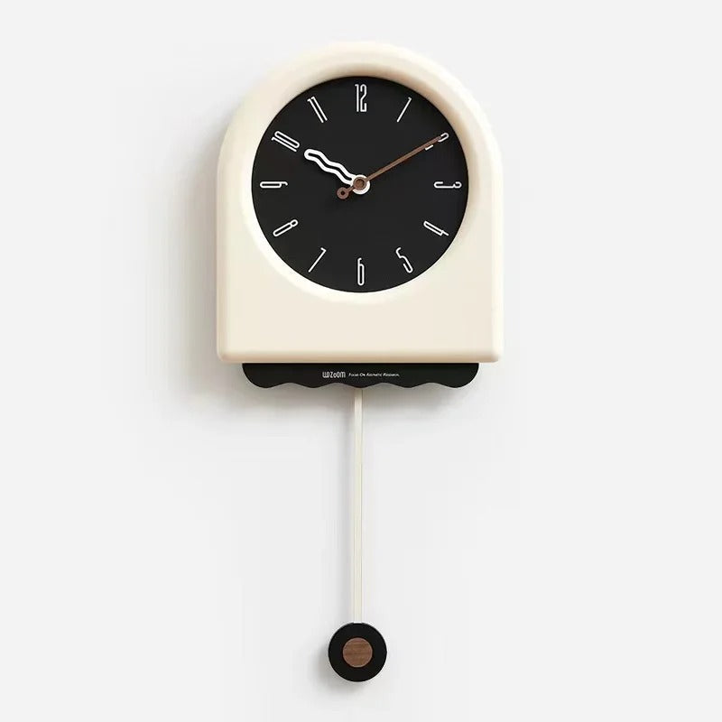Reloj de Péndulo Minimalista Beige - imagen 6
