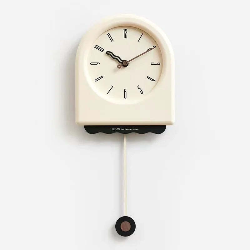 Reloj de Péndulo Minimalista Beige - imagen 2