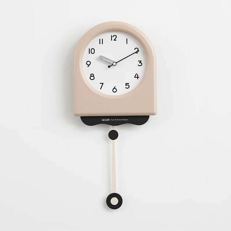 Reloj de Péndulo Minimalista Beige - imagen 5