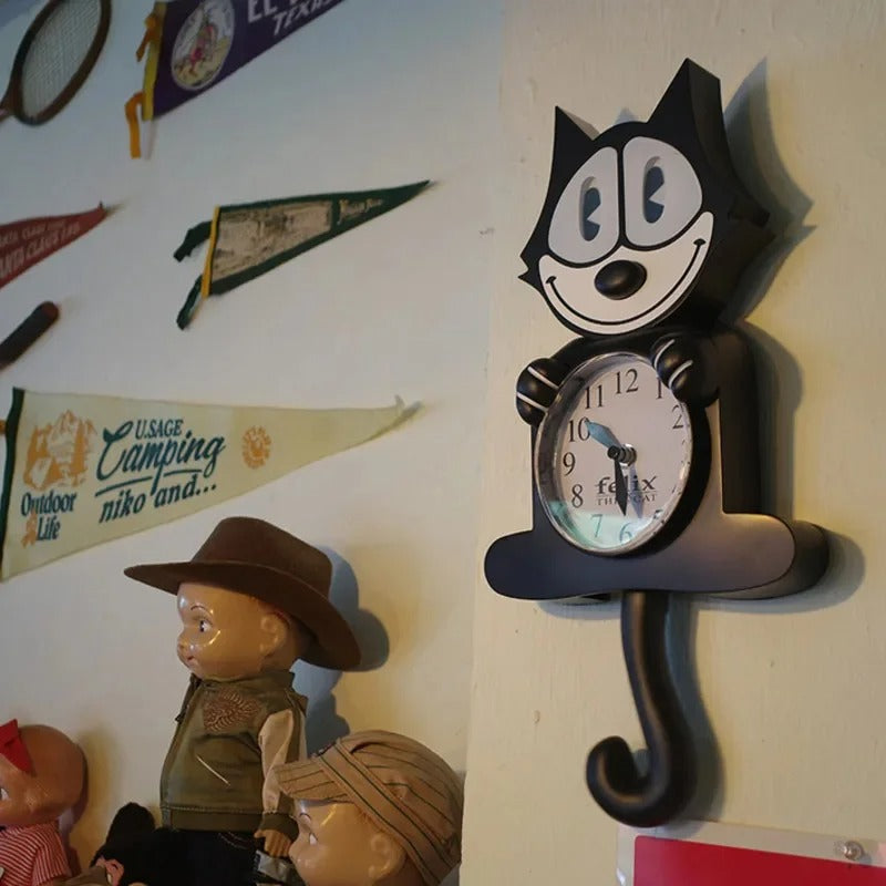 Reloj de Pared Gato Cartoon