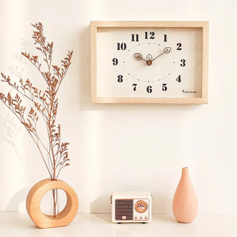 Reloj de Pared Rectangular de Madera - imagen 6