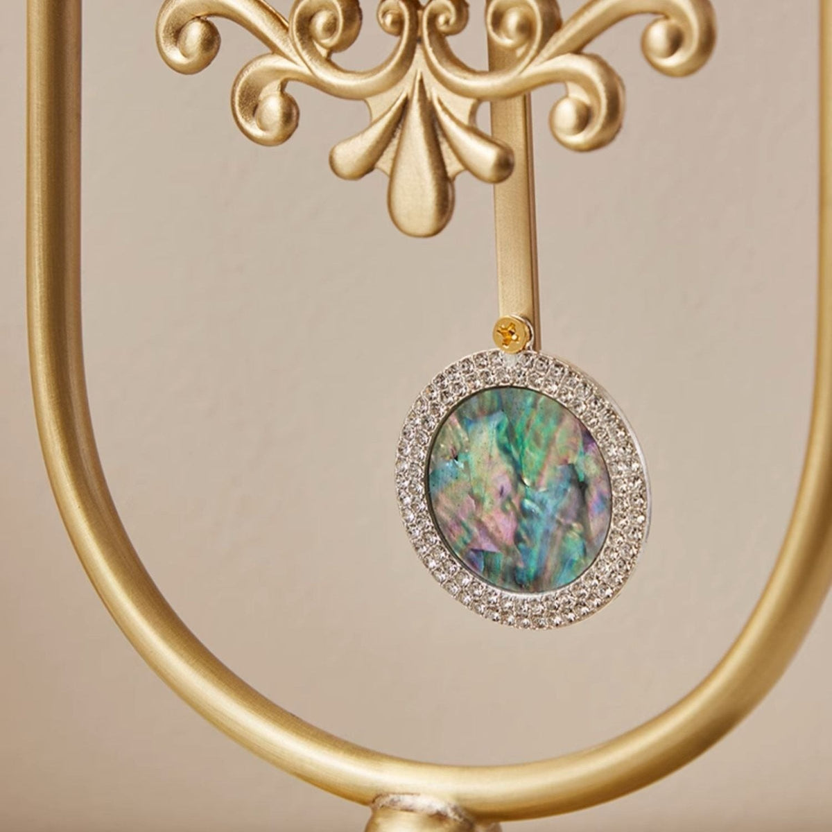 Reloj de Sobremesa Elefante Latón - imagen 3