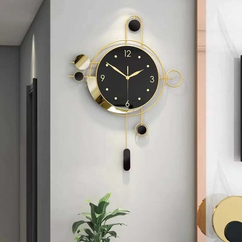 Reloj de Pared Geométrico Metal - imagen 3