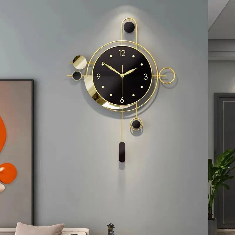 Reloj de Pared Geométrico Metal - imagen 4