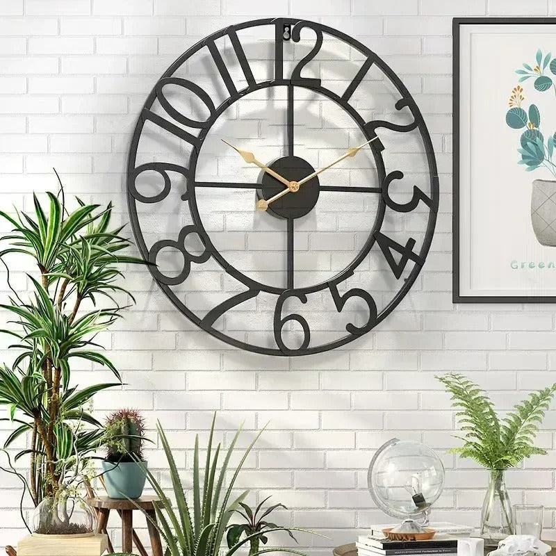 Reloj de Pared Números Industriales - imagen 4