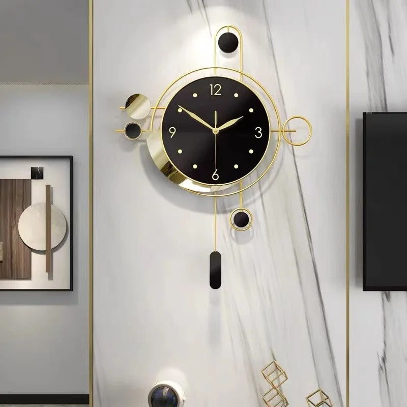 Reloj de Pared Geométrico Metal - imagen 2