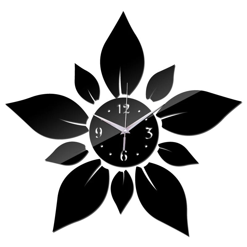 Reloj de Pared Flor Espejo - imagen 4