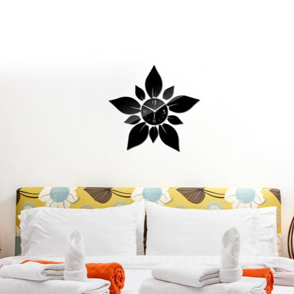 Reloj de Pared Flor Espejo - imagen 3
