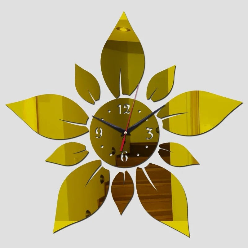 Reloj de Pared Flor Espejo - imagen 6
