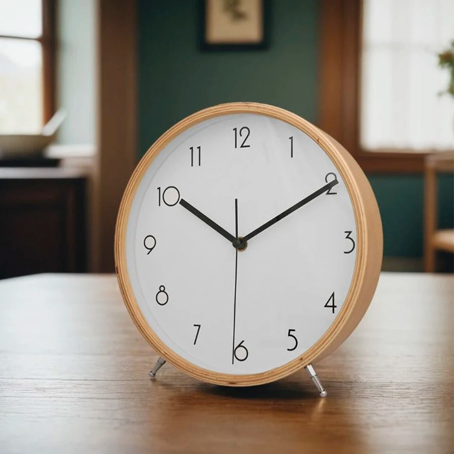 Reloj de Sobremesa Madera Clara - imagen 2