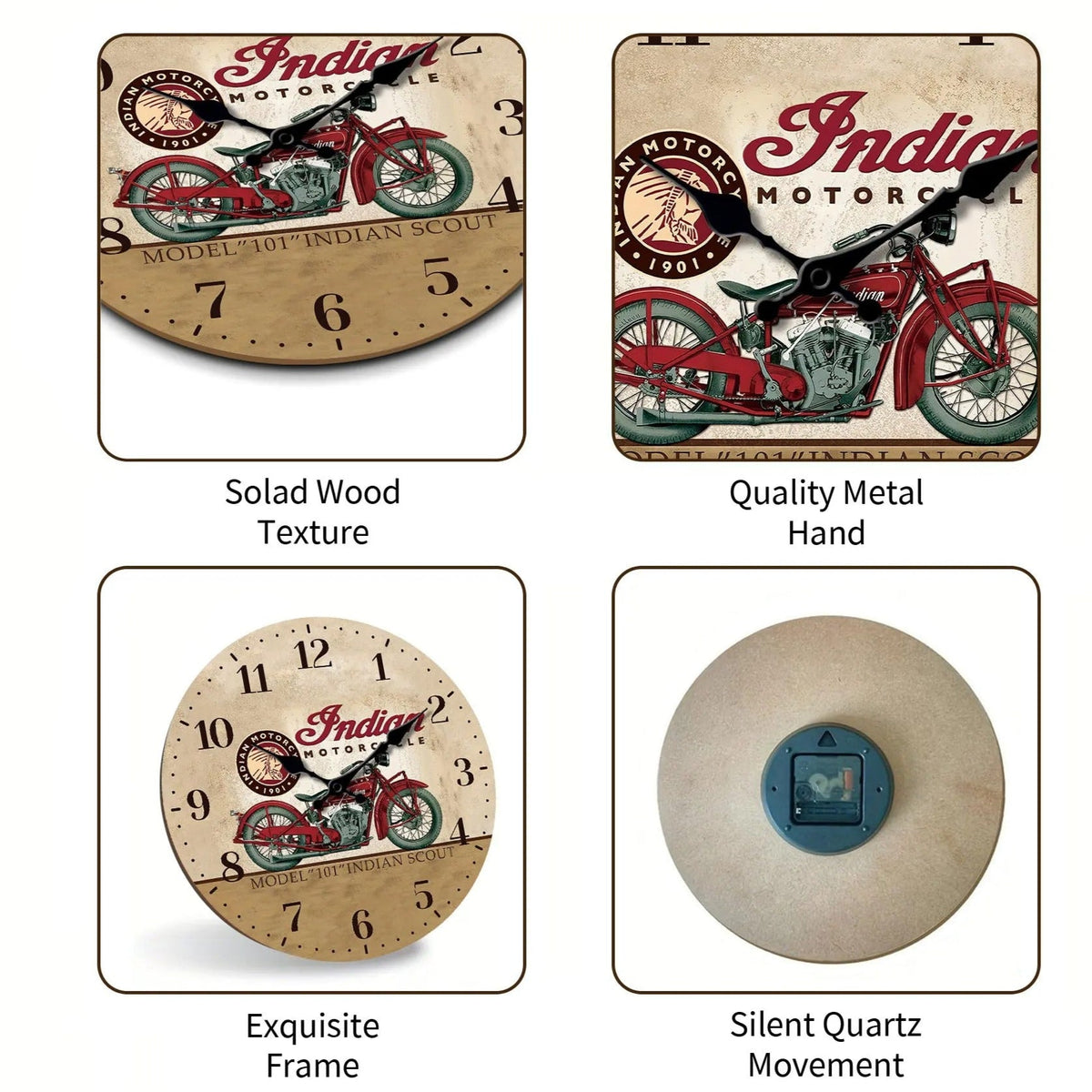 Reloj de Pared Indian Moto - imagen 2