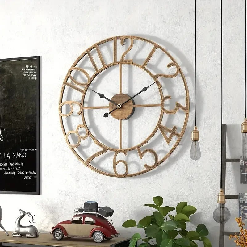 Reloj de Pared Números Industriales - imagen 3